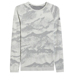 T-shirt fonctionnel femme 4F Seamless Underwear F208 blanc OFF WHITE ALLOVER