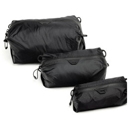 Sac voyage Peak Design Ultralight Mesh Packing Cube BUNDLE XXS-XS-S noir black
