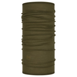 Foulard multifonctionnel Buff Merino Lightweight Neckwear green SOLID BARK