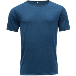 T-shirt homme Devold Sula Man Tee bleue SKYDIVER