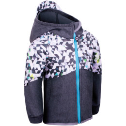 Veste softshell enfant Unuo Fleece Street gris / bleu