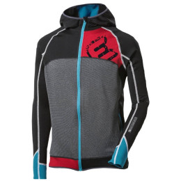 Sweat-shirt homme Progress Rebel 17CC noir / rouge Black/Red/Turquoise