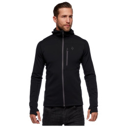 Sweatshirt fonctionnel homme Black Diamond Coefficient Fleece Hoody vert Black