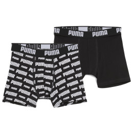 Boxer pour garçon Puma Everyday Logo Print Boxers 2P