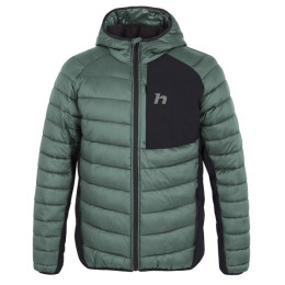 Veste d'hiver homme Hannah Revel Hoody vert foncé dark forest/anthracite