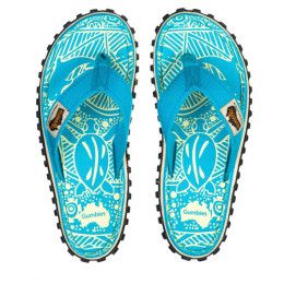 Tongs femme Gumbies Islander Turquoise Pattern turquoise Turquoise