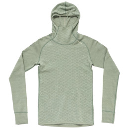 T-shirt fonctionnel femme Devold Kvitegga Merino 230 Hoodie Wmn vert clair RAW WHITE