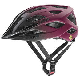 Casque vélo Uvex I-Vo 2 Mips violet / noir cranberry - black matt