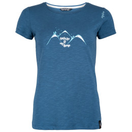 T-shirt femme Chillaz Gandia Nature Is Home bleue Darkblue
