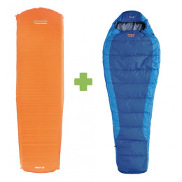 Set Pinguin Set spacáku Savana 185 a karim bleue