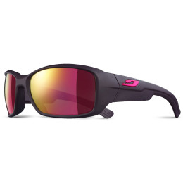 Lunettes soleil Julbo Whoops SP3 CF noir / rose aubergine fonce/enjos rose