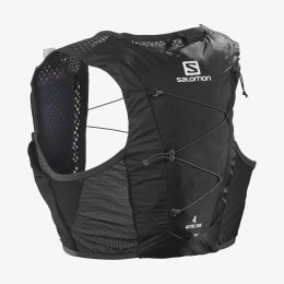 Gilet course Salomon Active Skin 4 (2023) vert black