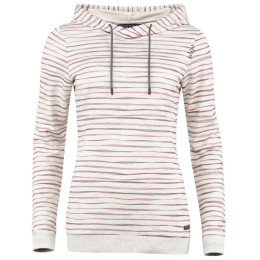 Sweat-shirt femme Chillaz Lugano Stripes Wave gris claire Creme
