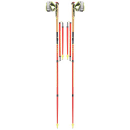 Bâtons de cross trail Leki Micro Trail Pro (2019) rouge NeonredDarkedGreyWhiteNeonyellow