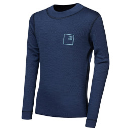 T-shirt fonctionnel enfant Sensor Merino DF Logo Up Deep Blue bleu foncé Deep Blue