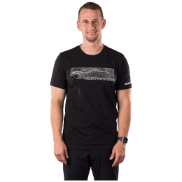T-shirt homme Northfinder Amad noir čierna