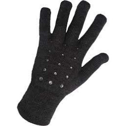 Gants femme Sherpa Dona vert Black