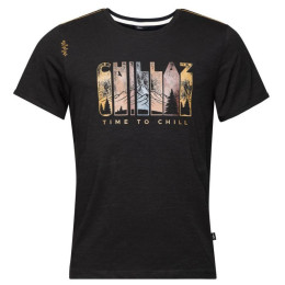 T-shirt homme Chillaz Time to Chill noir black