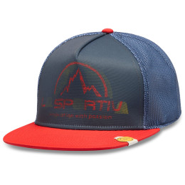 Casquette La Sportiva LS Trucker rouge Mountain Red/Night Sky