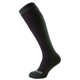 Chaussettes imperméables SealSkinz Hiking Mid Knee vert Black/RacingGreen