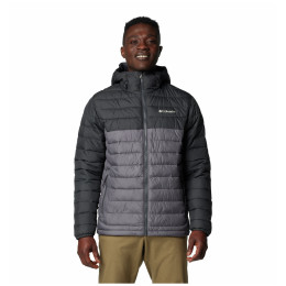 Veste homme Columbia Powder Lite™ II Hooded Jacket gris / noir City Grey, Shark