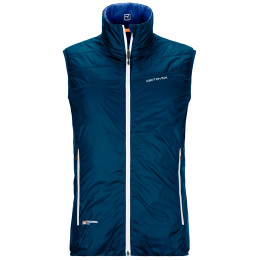 Gilet homme Ortovox Swisswool Piz Cartas Vest M bleu foncé PetrolBlue