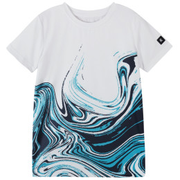 T-shirt enfant Reima Vauhdikas blanc / bleu Off white