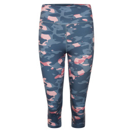 Leggings 3/4 femme Dare 2b Influential 3/4 bleu / rose PwderPnkCamo