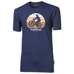 T-shirt fonctionnel homme Progress Barbar Biker bleu foncé