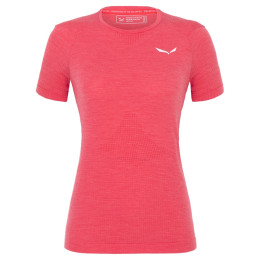 T-shirt fonctionnel femme Salewa Pedroc Amr W Seamless T-Shirt corail Calypso Coral