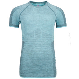 T-shirt fonctionnel femme Ortovox 230 Competition Short Sleeve W bleue ice waterfall