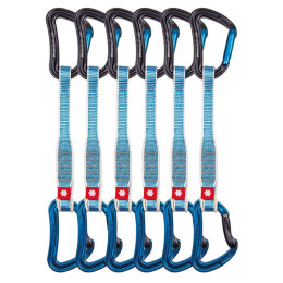 Set express Ocún Raven Qd Zoom 20 Cm 6-Pack bleu Blue