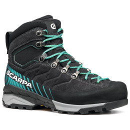 Bottes randonnée femme Scarpa Mescalito Trk Gtx Wmn noir / bleu Dark Anthracite- Tropical Green