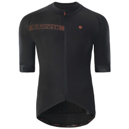 Maillot vélo homme Radvik Bravo Gts vert Black/Tangarine Tango