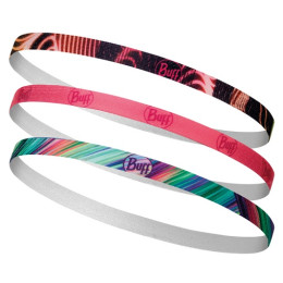 Bandeau Buff Hairband (3ks) noir / rose GleamMulti