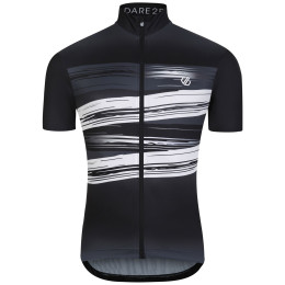 Maillot vélo homme Dare 2b AEP Pedal S/S Jersey vert Black Tread Print
