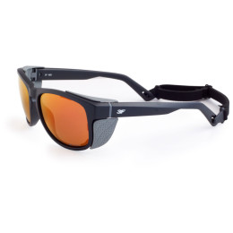 Lunettes soleil 3F Hover noir / rouge