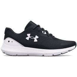 Chaussures de running hommes Under Armour Surge 3 noir / blanc Black / White / White