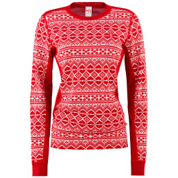 T-shirt femme Kari Traa Hjerte Ls rouge / blanc Heart