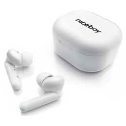 Casque audio Niceboy HIVE Pins blanc