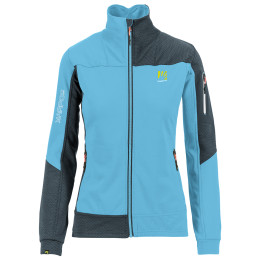 Sweat-shirt femme Karpos Puez W Fleece bleue Blue Atoll/Dark Slate