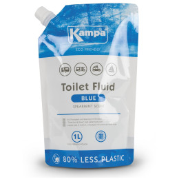 Produit WC chimique Kampa Blue Toilet Fluid Eco 1L bleue