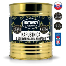 Soup Hotovky z plechovky Soupe aux choux avec viande fumée et saucisse 800 ml