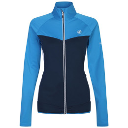 Veste polaire fonctionnelle femme Dare 2b Elation II Core Stretch bleue / noir Moonlight Denim/Swedish Blue