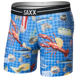 Caleçon Saxx Volt Breathable Mesh Boxer Brief bleu low life picnic-blue