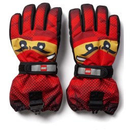 Gants enfant Lego Wear Lwagan 807 Red rouge Red