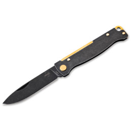 couteau pliant Boker Atlas Black Stonewash Copper noir