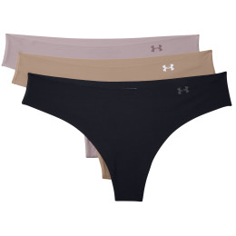 Culotte femme Under Armour PS Thong 3 Pack rose clair Black / Nude / Dash Pink