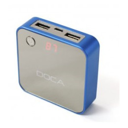 Banque d'énergie Doca Power banka 8400 mAh D525 bleue