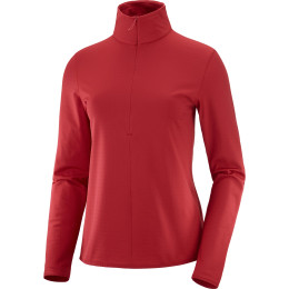 Sweat-shirt femme Salomon Essential Lightwarm W rouge RedChili